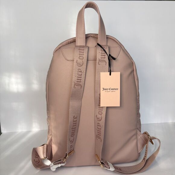NEW JUICY COUTURE Pink League Backpack Dusty Blush 11JCCPHJC-LJB W/Tags $99 MSRP - Picture 3 of 9